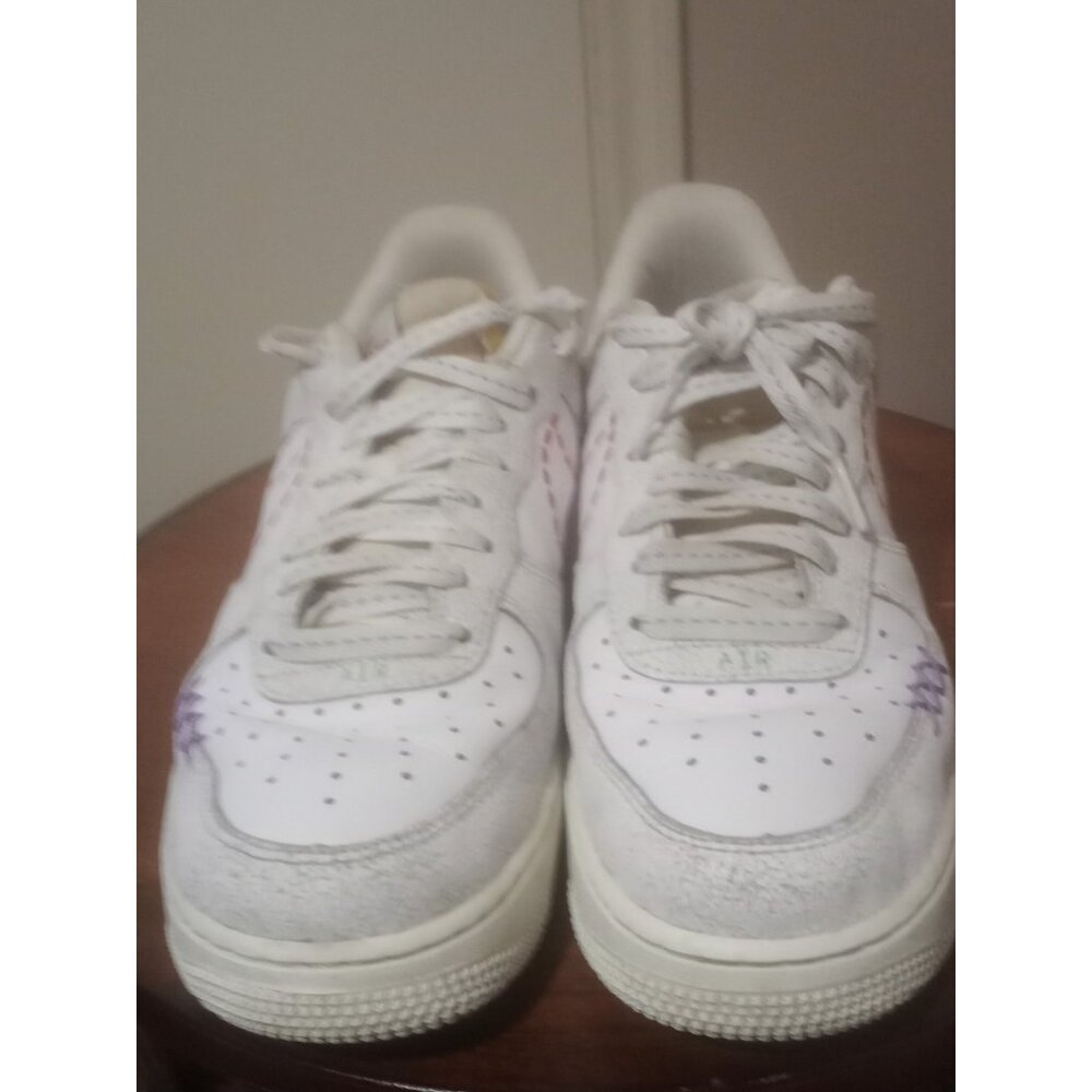 Nike Air Force 1 '07 SE 101 Sneaker Women Size 9.5 White Multi Shoes DX2348-100 - Picture 6 of 13